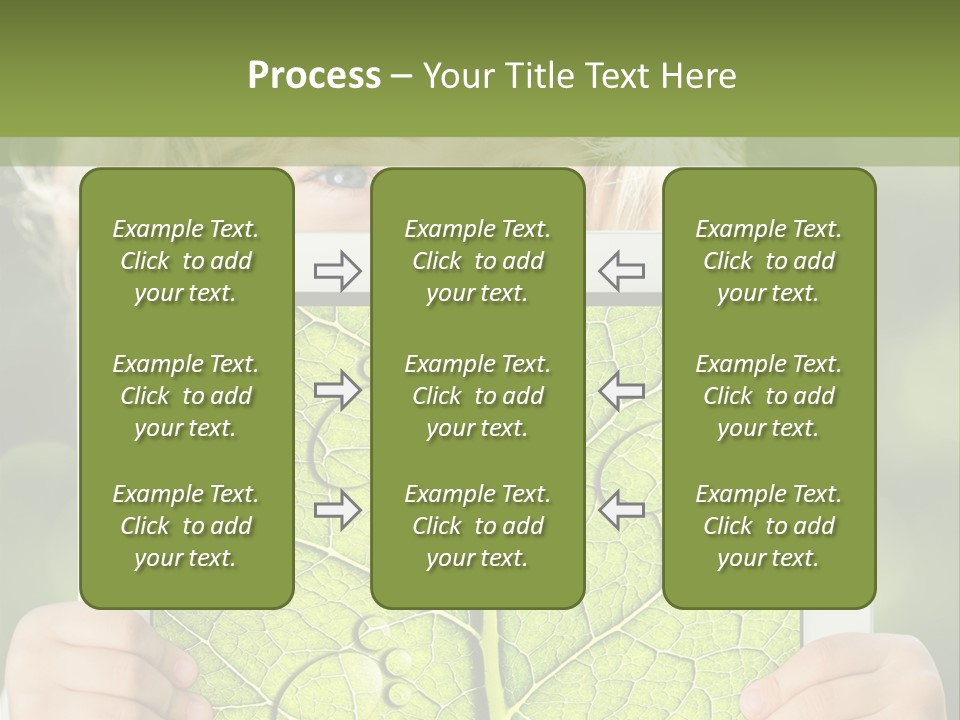 Space Leaf Earth PowerPoint Template