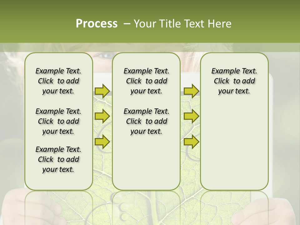 Space Leaf Earth PowerPoint Template