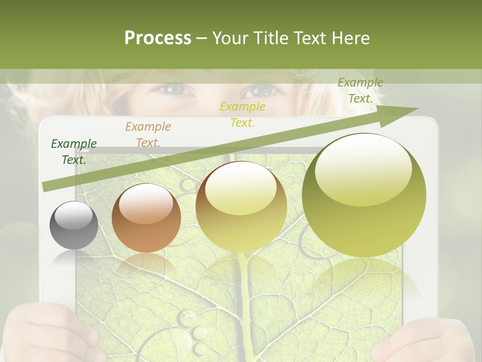 Space Leaf Earth PowerPoint Template