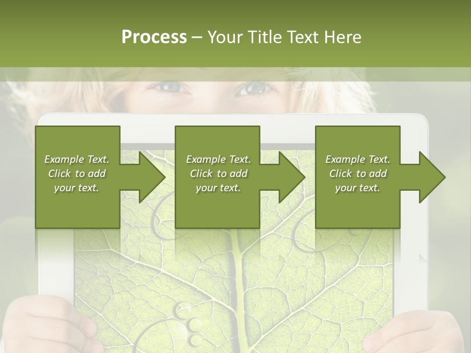 Space Leaf Earth PowerPoint Template