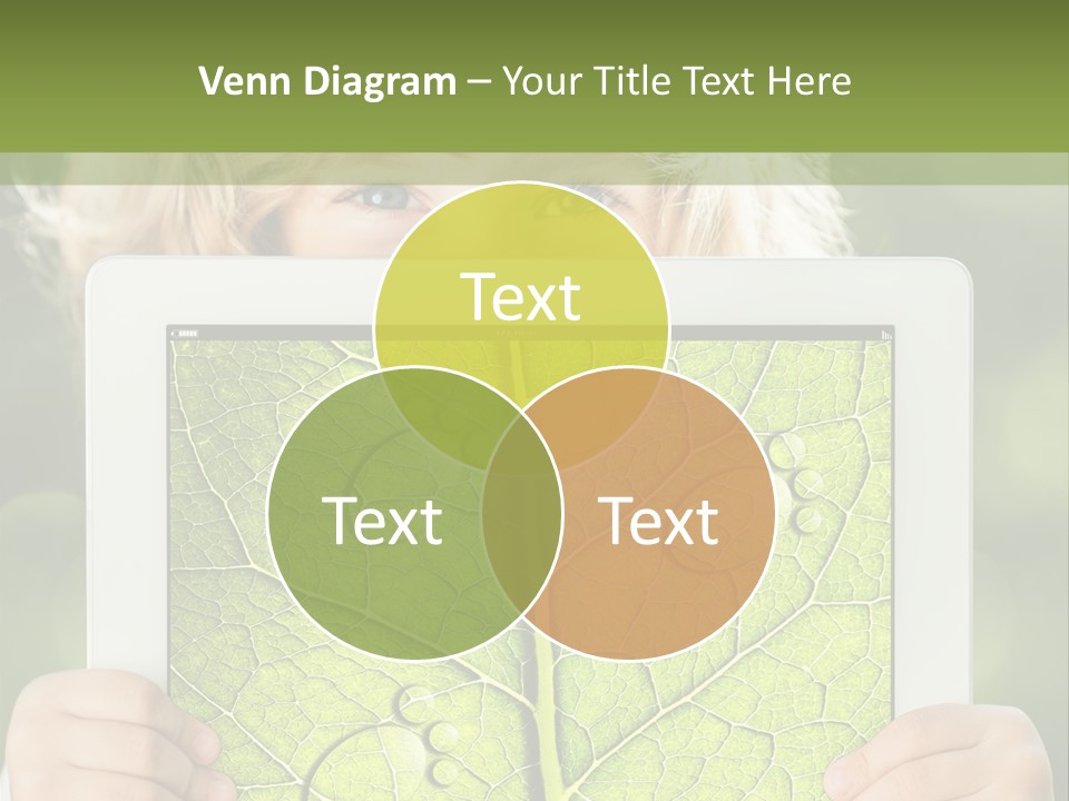 Space Leaf Earth PowerPoint Template