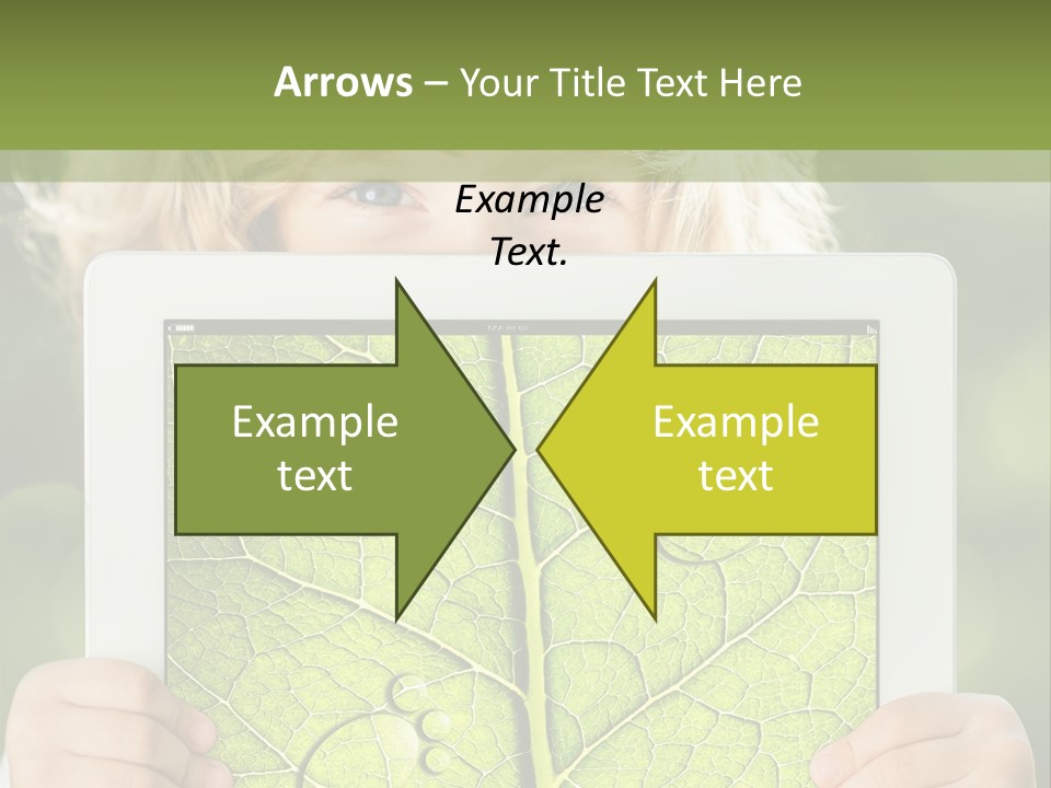 Space Leaf Earth PowerPoint Template