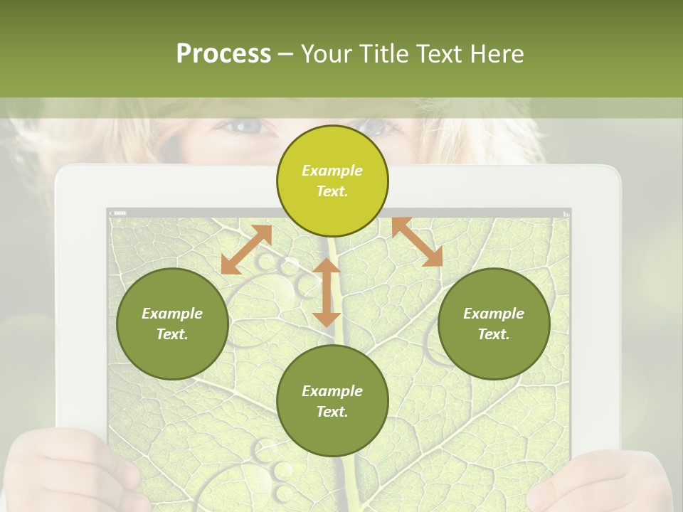 Space Leaf Earth PowerPoint Template