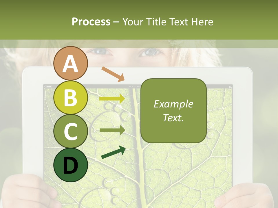 Space Leaf Earth PowerPoint Template