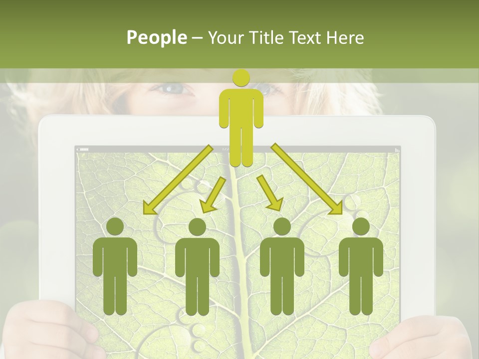 Space Leaf Earth PowerPoint Template