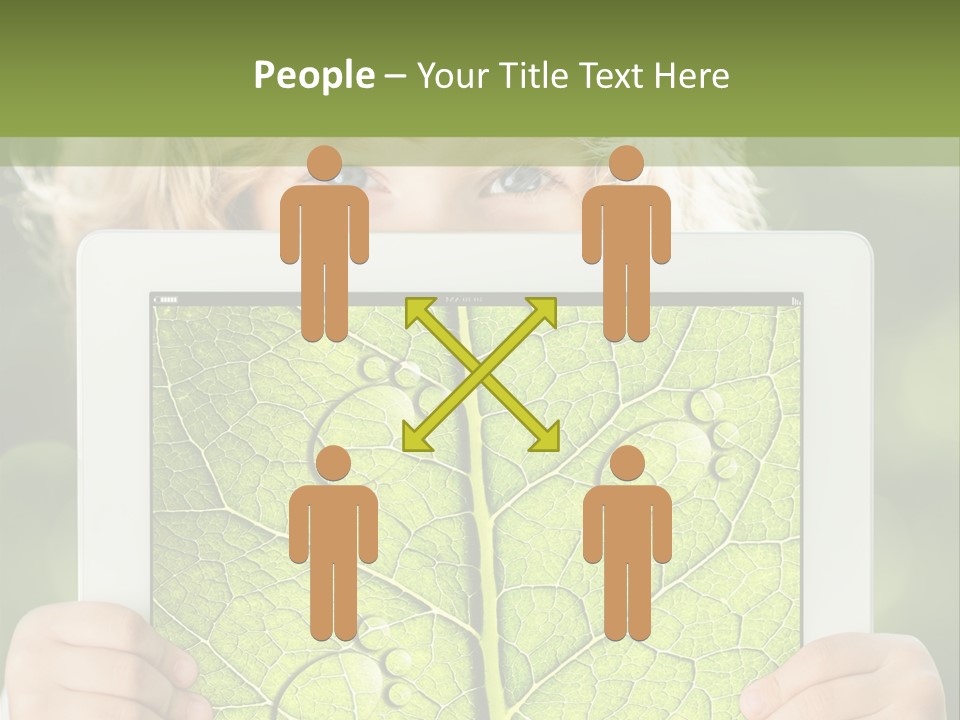 Space Leaf Earth PowerPoint Template