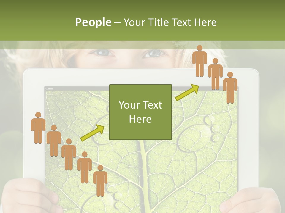 Space Leaf Earth PowerPoint Template