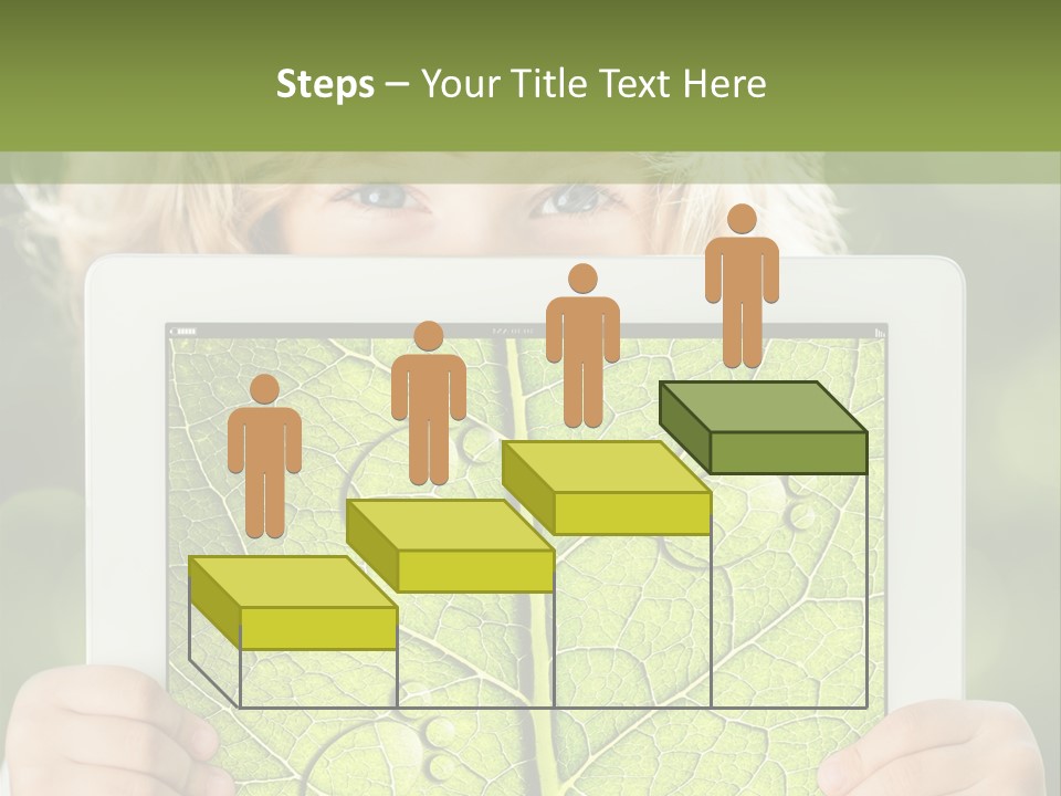 Space Leaf Earth PowerPoint Template