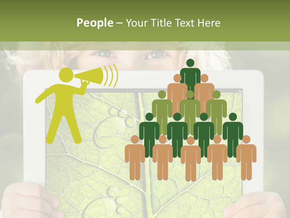 Space Leaf Earth PowerPoint Template