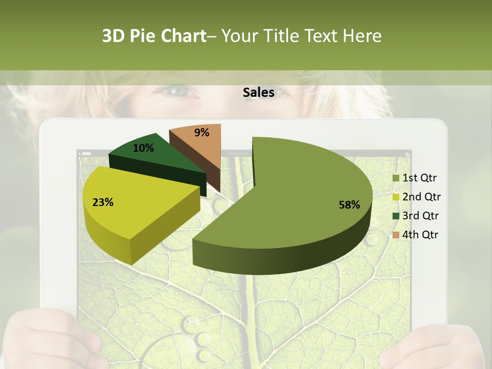 Space Leaf Earth PowerPoint Template