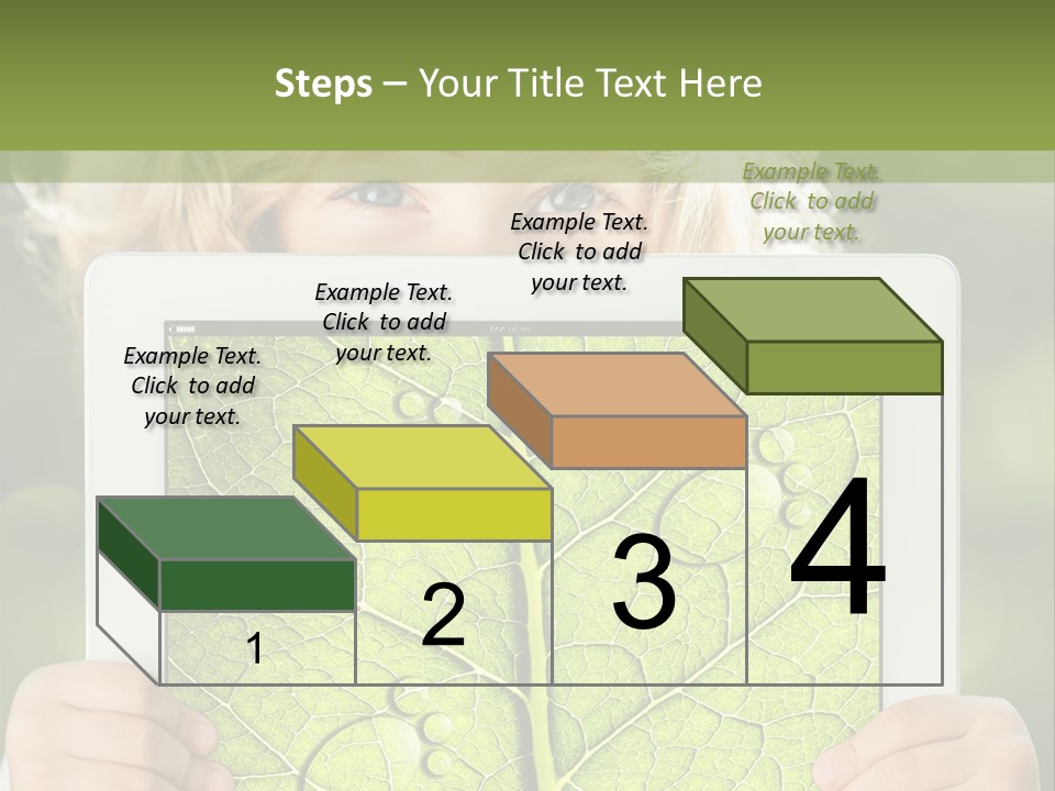 Space Leaf Earth PowerPoint Template