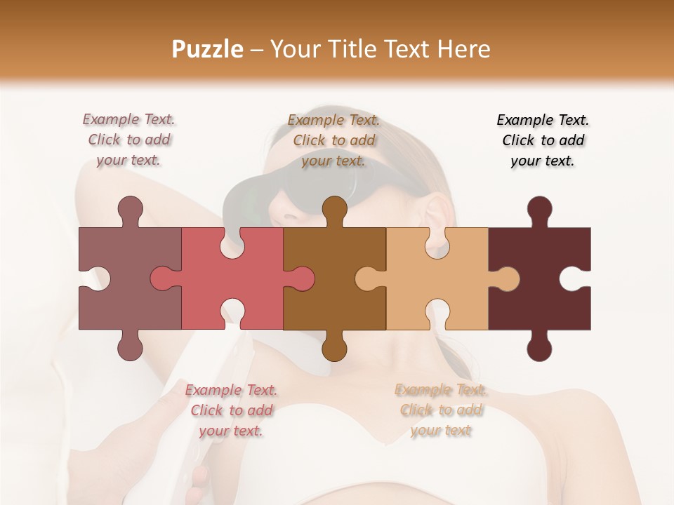 Facial Beautiful Two PowerPoint Template