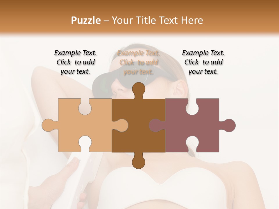 Facial Beautiful Two PowerPoint Template