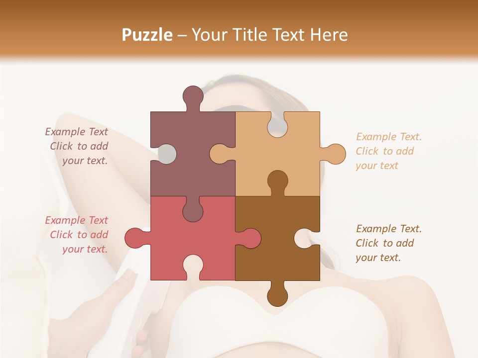 Facial Beautiful Two PowerPoint Template