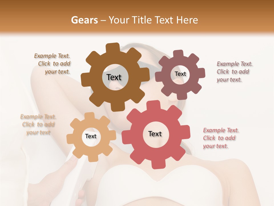 Facial Beautiful Two PowerPoint Template