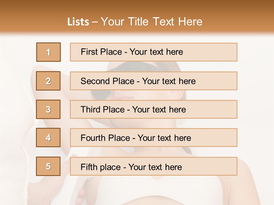 Facial Beautiful Two PowerPoint Template