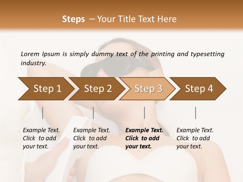 Facial Beautiful Two PowerPoint Template