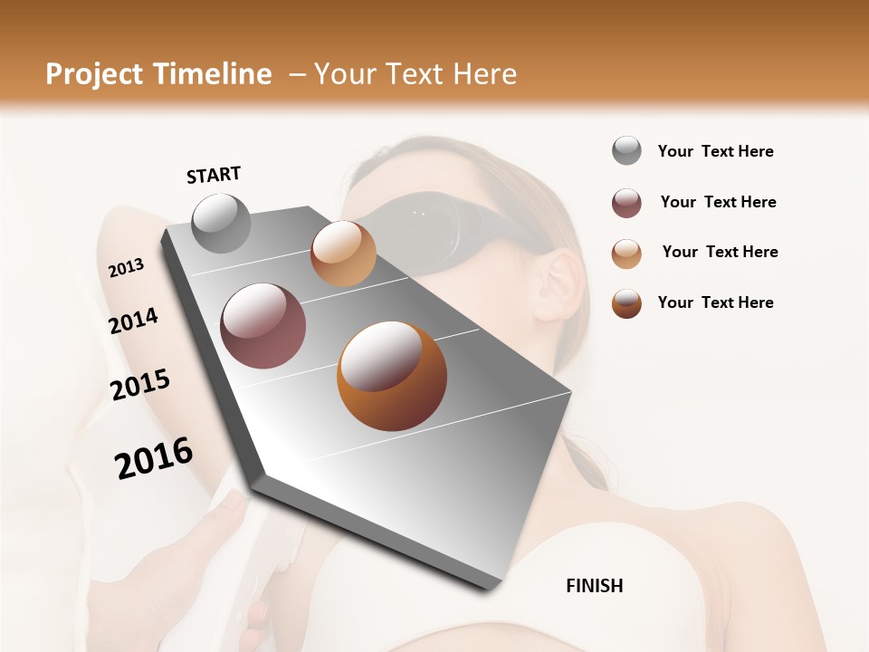 Facial Beautiful Two PowerPoint Template