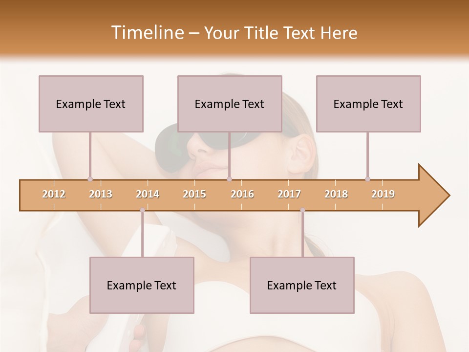 Facial Beautiful Two PowerPoint Template