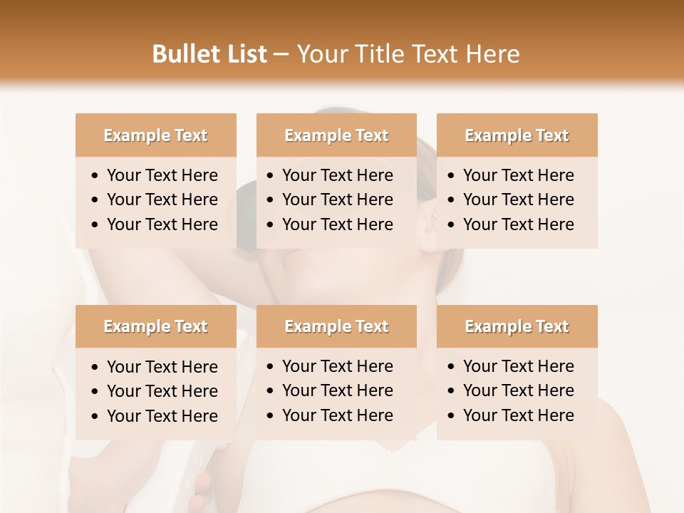 Facial Beautiful Two PowerPoint Template