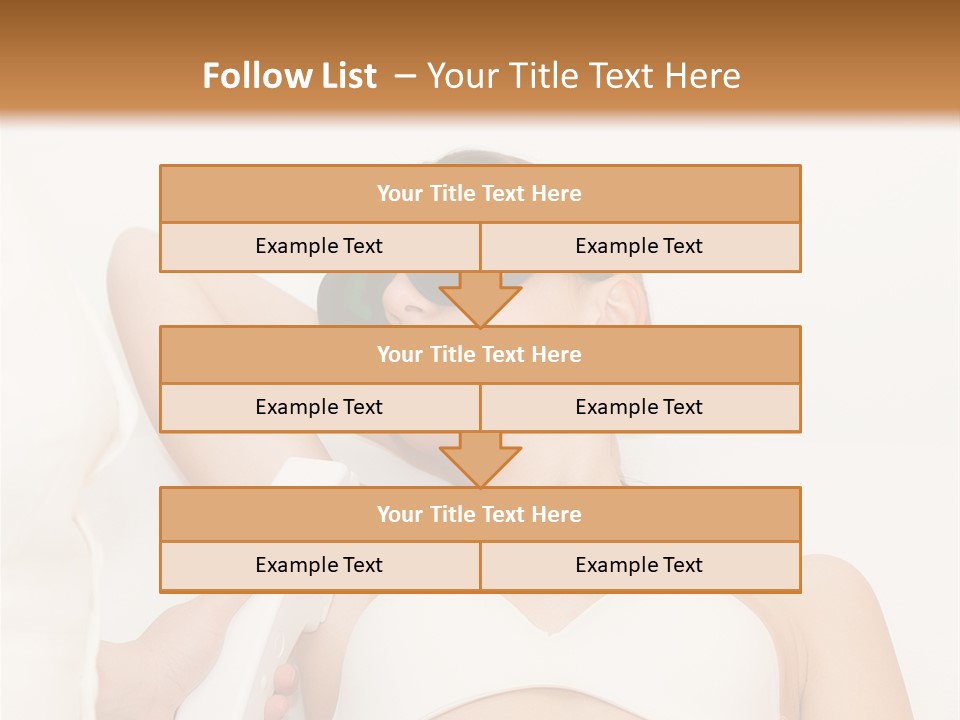 Facial Beautiful Two PowerPoint Template