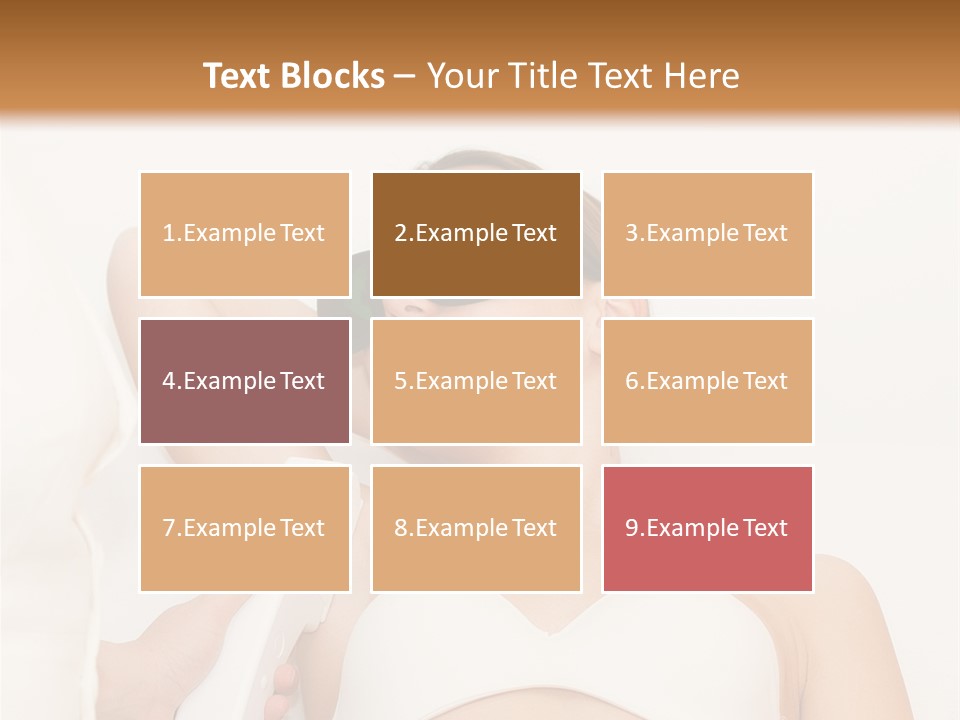 Facial Beautiful Two PowerPoint Template