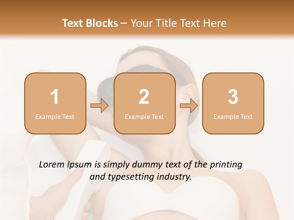 Facial Beautiful Two PowerPoint Template