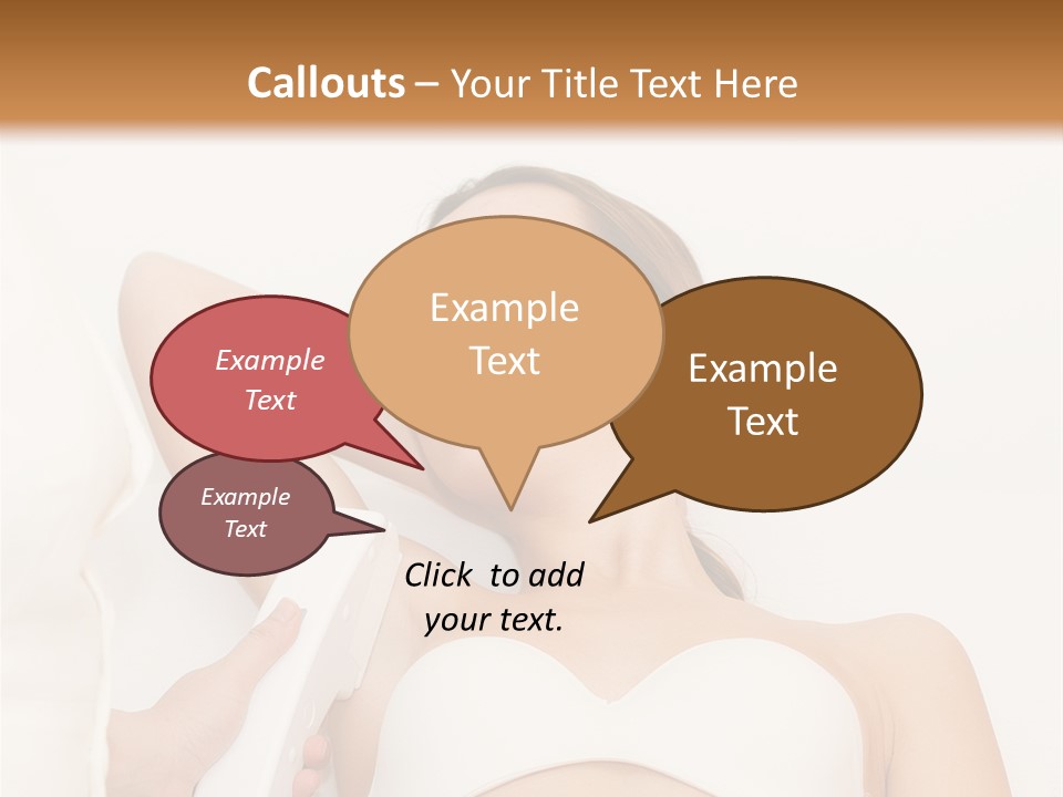 Facial Beautiful Two PowerPoint Template