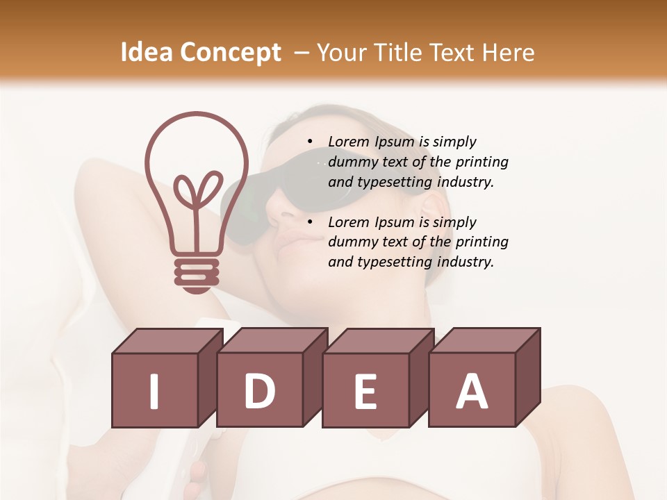 Facial Beautiful Two PowerPoint Template