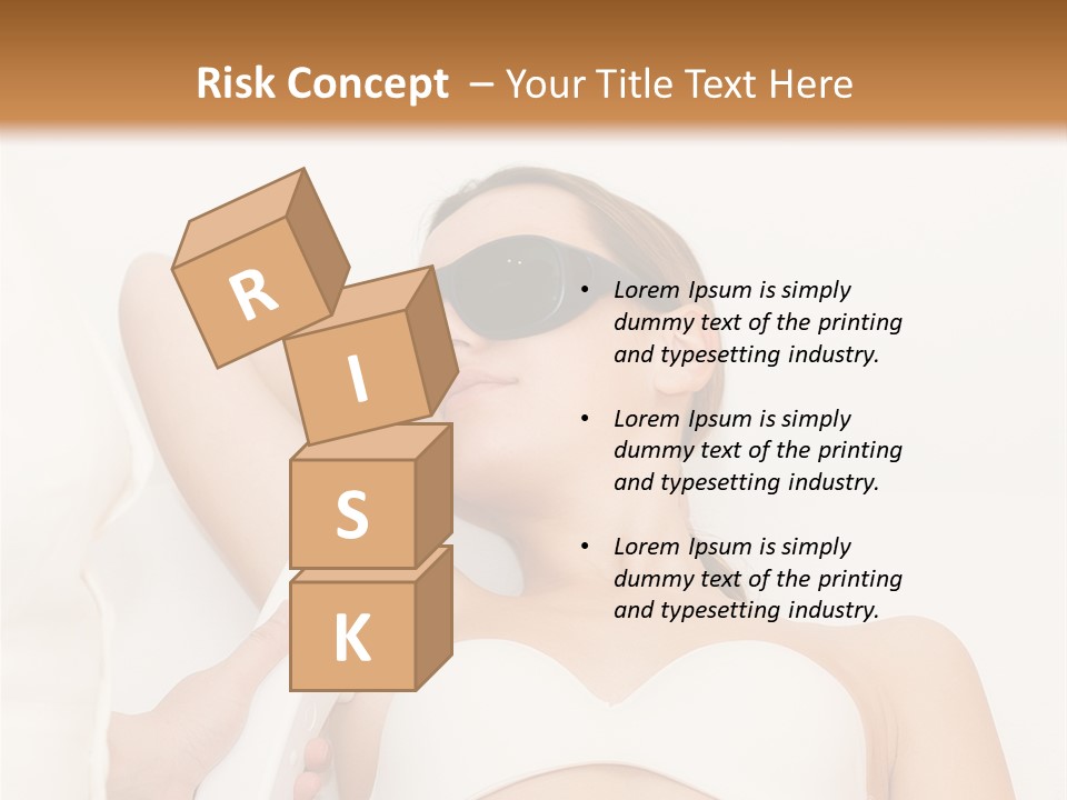 Facial Beautiful Two PowerPoint Template