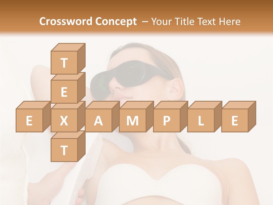 Facial Beautiful Two PowerPoint Template