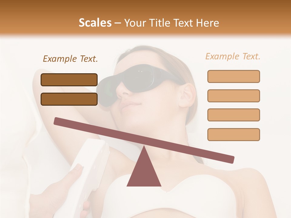 Facial Beautiful Two PowerPoint Template