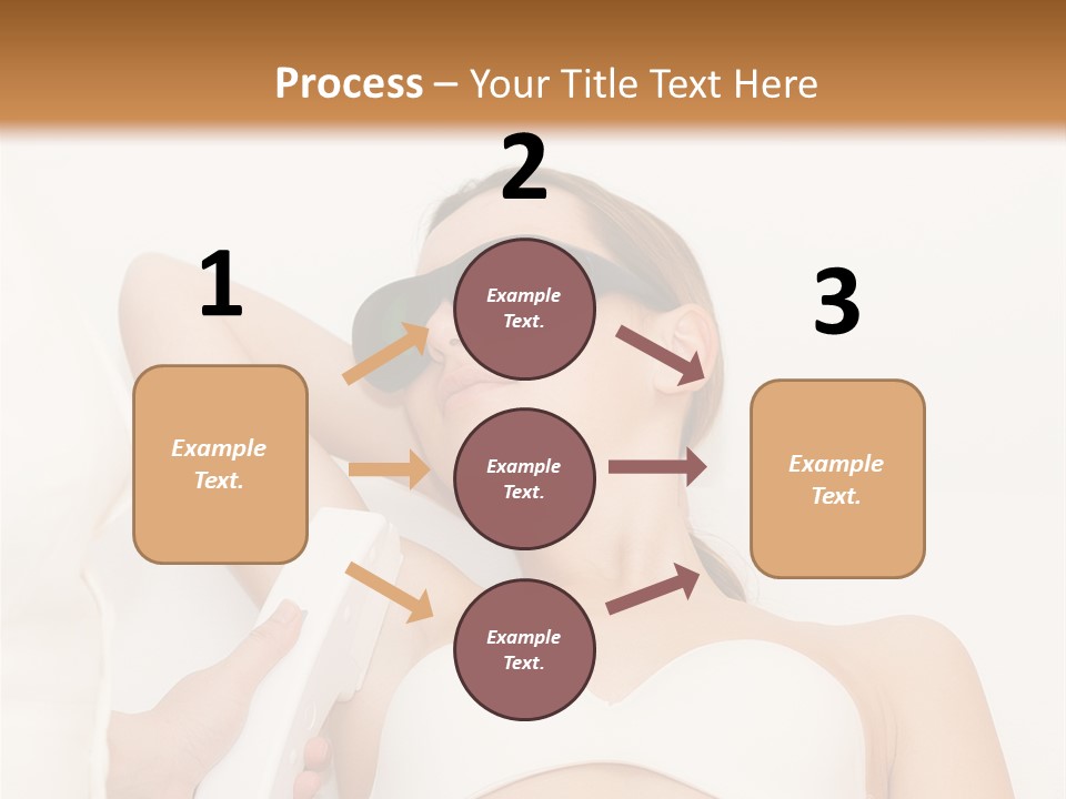 Facial Beautiful Two PowerPoint Template