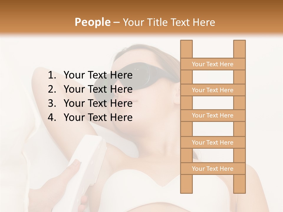 Facial Beautiful Two PowerPoint Template