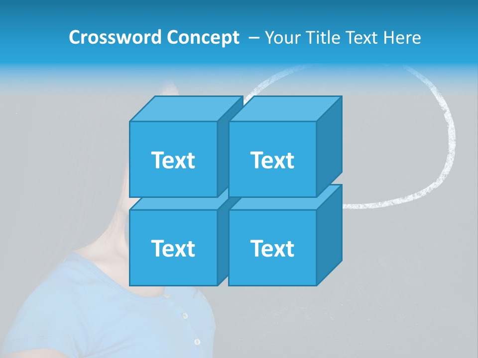 Talk Board Portrait PowerPoint Template