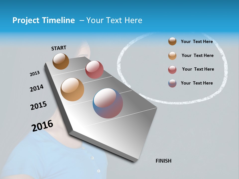 Talk Board Portrait PowerPoint Template