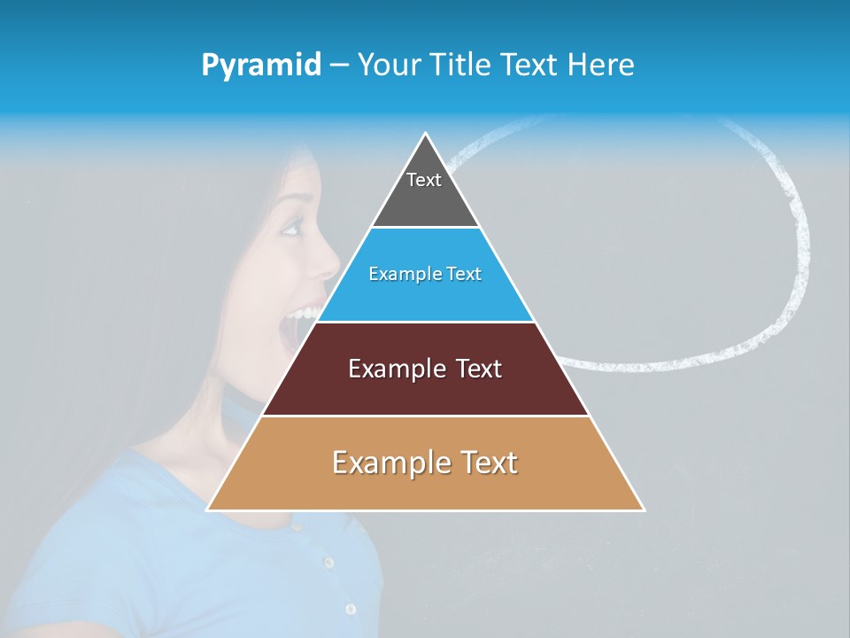 Talk Board Portrait PowerPoint Template