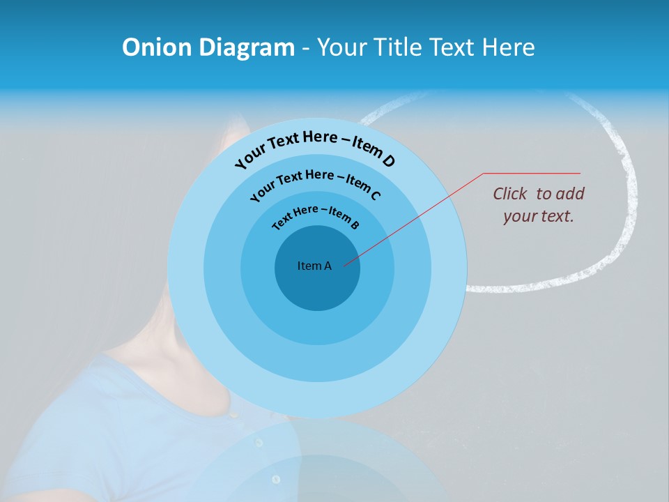 Talk Board Portrait PowerPoint Template