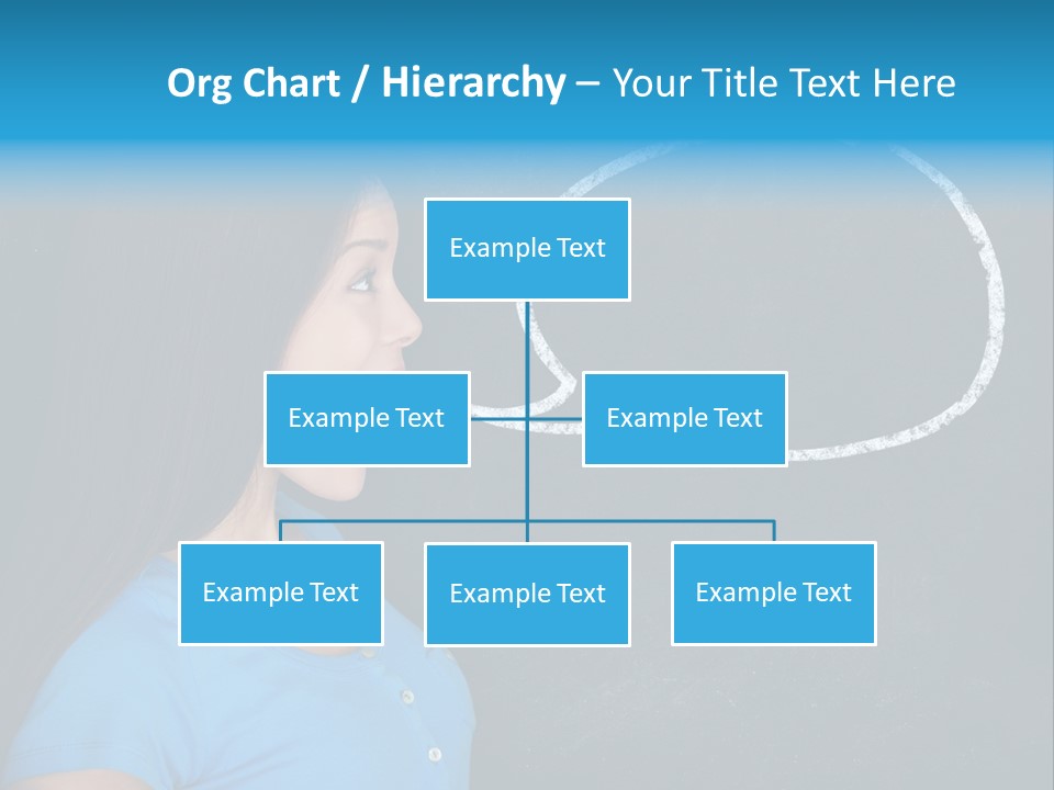 Talk Board Portrait PowerPoint Template