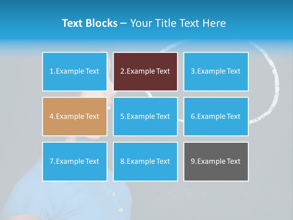 Talk Board Portrait PowerPoint Template