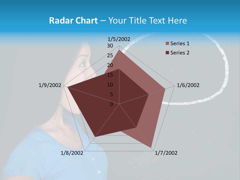 Talk Board Portrait PowerPoint Template