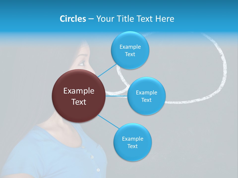 Talk Board Portrait PowerPoint Template