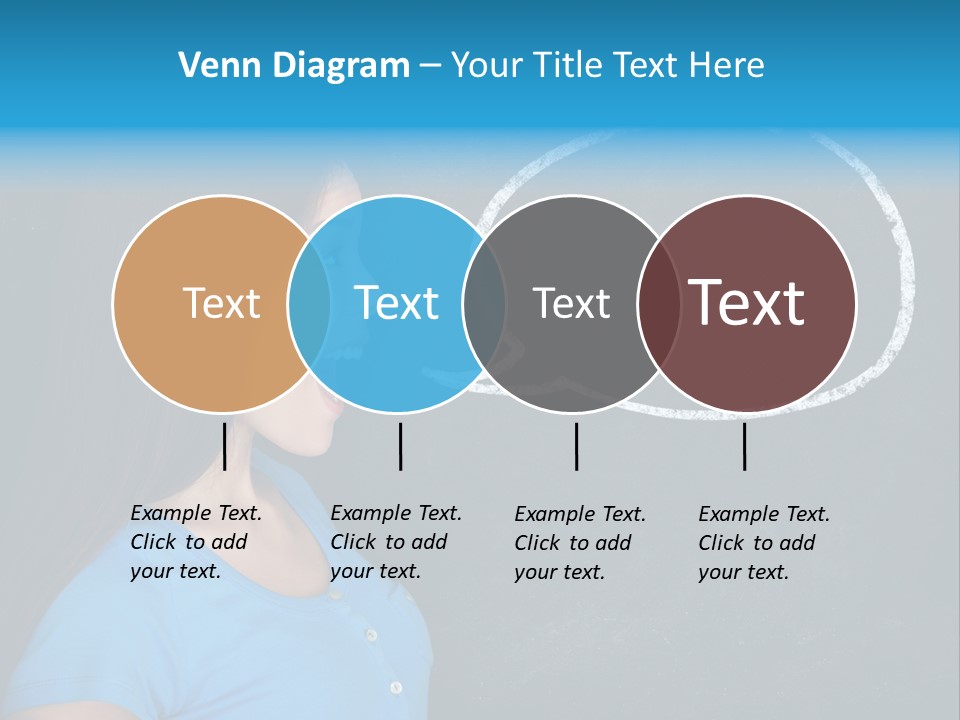 Talk Board Portrait PowerPoint Template