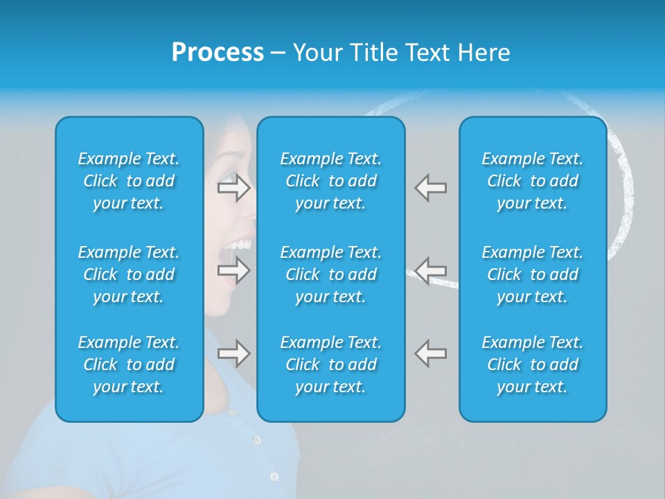 Talk Board Portrait PowerPoint Template