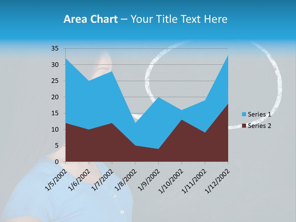 Talk Board Portrait PowerPoint Template