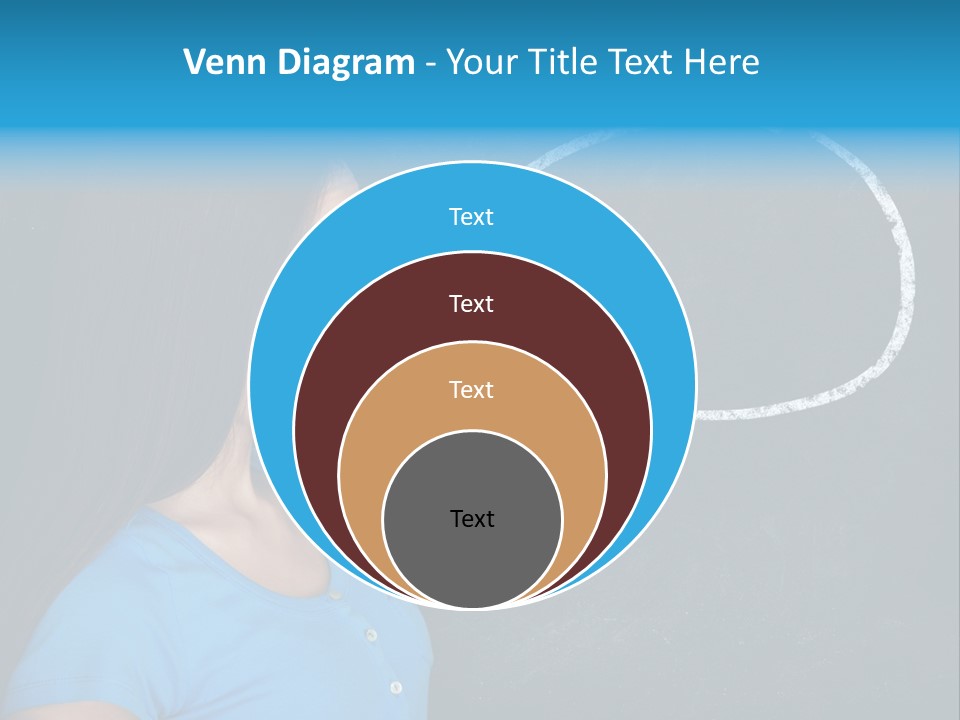 Talk Board Portrait PowerPoint Template
