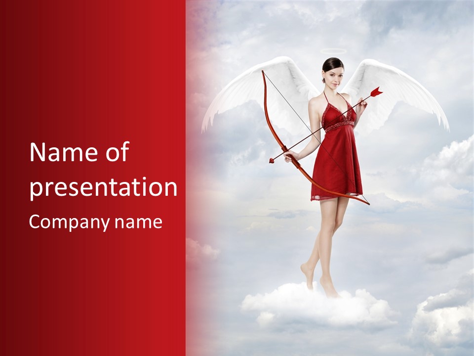 Arrow Eros Romantic PowerPoint Template