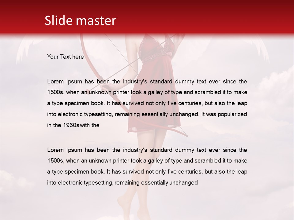 Arrow Eros Romantic PowerPoint Template