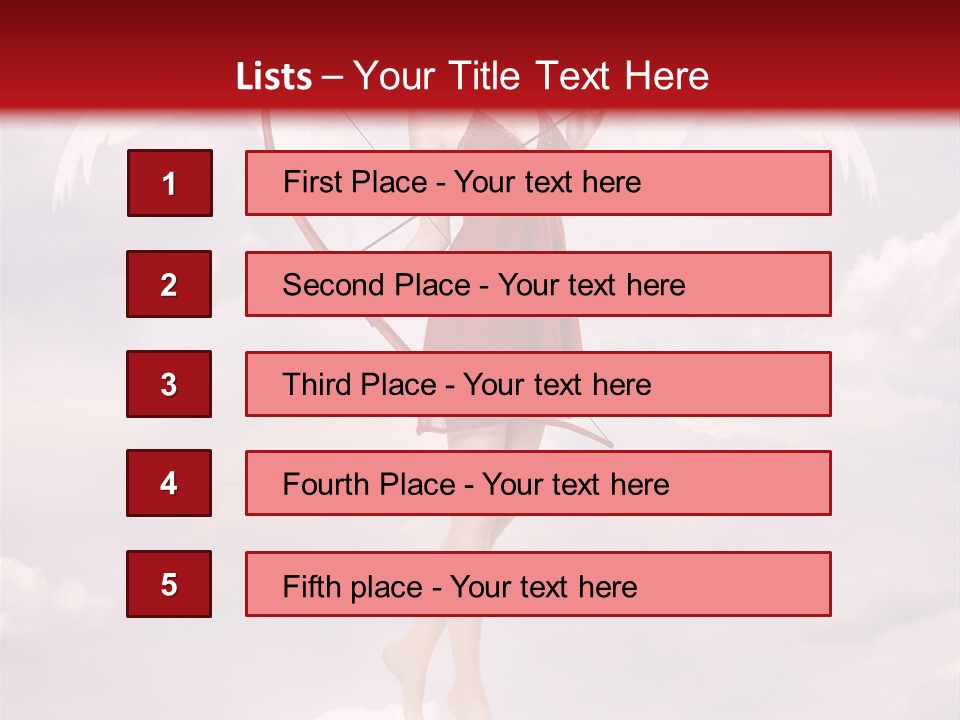 Arrow Eros Romantic PowerPoint Template