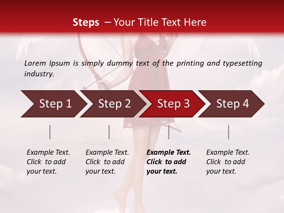 Arrow Eros Romantic PowerPoint Template